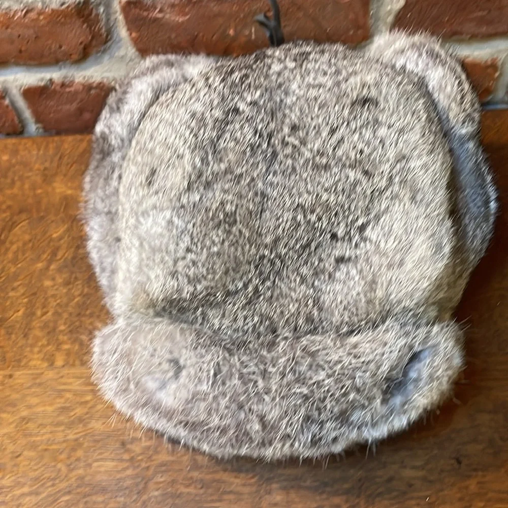 Crown Cap Rabbit bomber hat NWT